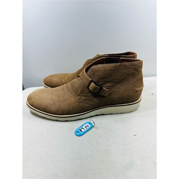 Hugo Boss Men’s Brown Leather “Olden” Boots US11